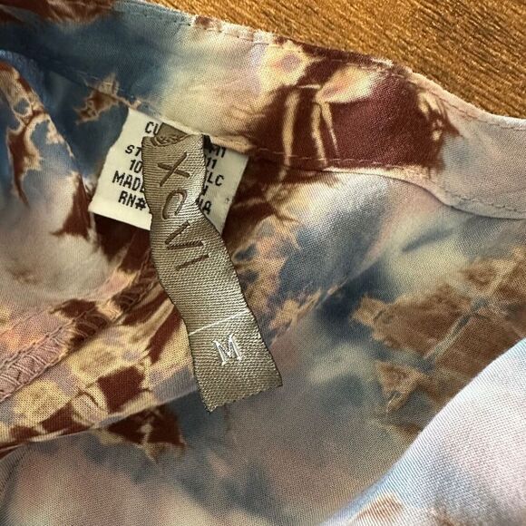 XCVI Womens Maxi Dress Bohemian Festival Size Medium Flowy Sleeveless Travel - Picture 7 of 7